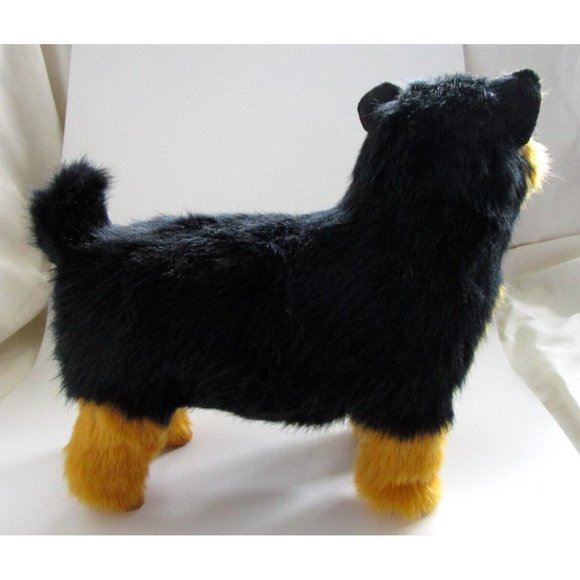 Lifelike Realistic Furry Black/Brown Cat/Kitten Figurine Standing Plush - Décor - Picture 5 of 11